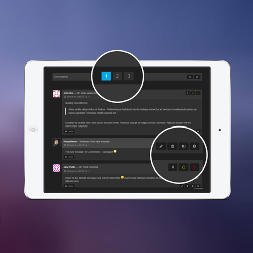 JCarteggio JComments template