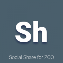Социальные кнопки для ZOO